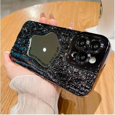 iPhone - Luxury Makeup Mirror Diamond Case