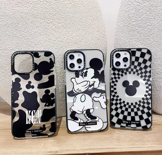 iPhone 13 Series- Mickey Pattern Silicone Case