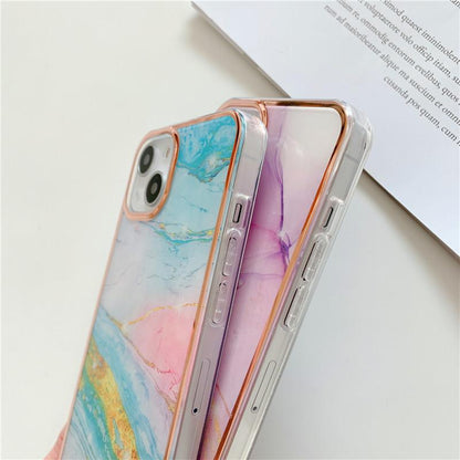 iPhone 13 Series - Golden Glamour Marble Art Bling Phone Case