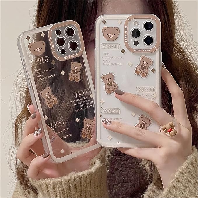 iPhone - Lovely Clear Brown Bear Case